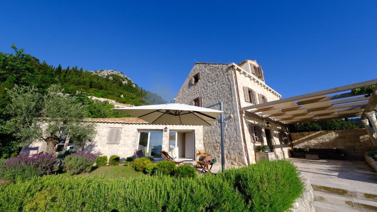 Charming Sea View "Villa Divine" - 2Min From The Sea Lopud Exteriör bild